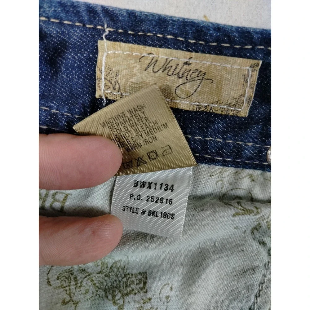 BKE‎ Whitney Jeans Womens 31x29 1/2 Blue Medium Wash Mid Rise Bootcut Denim